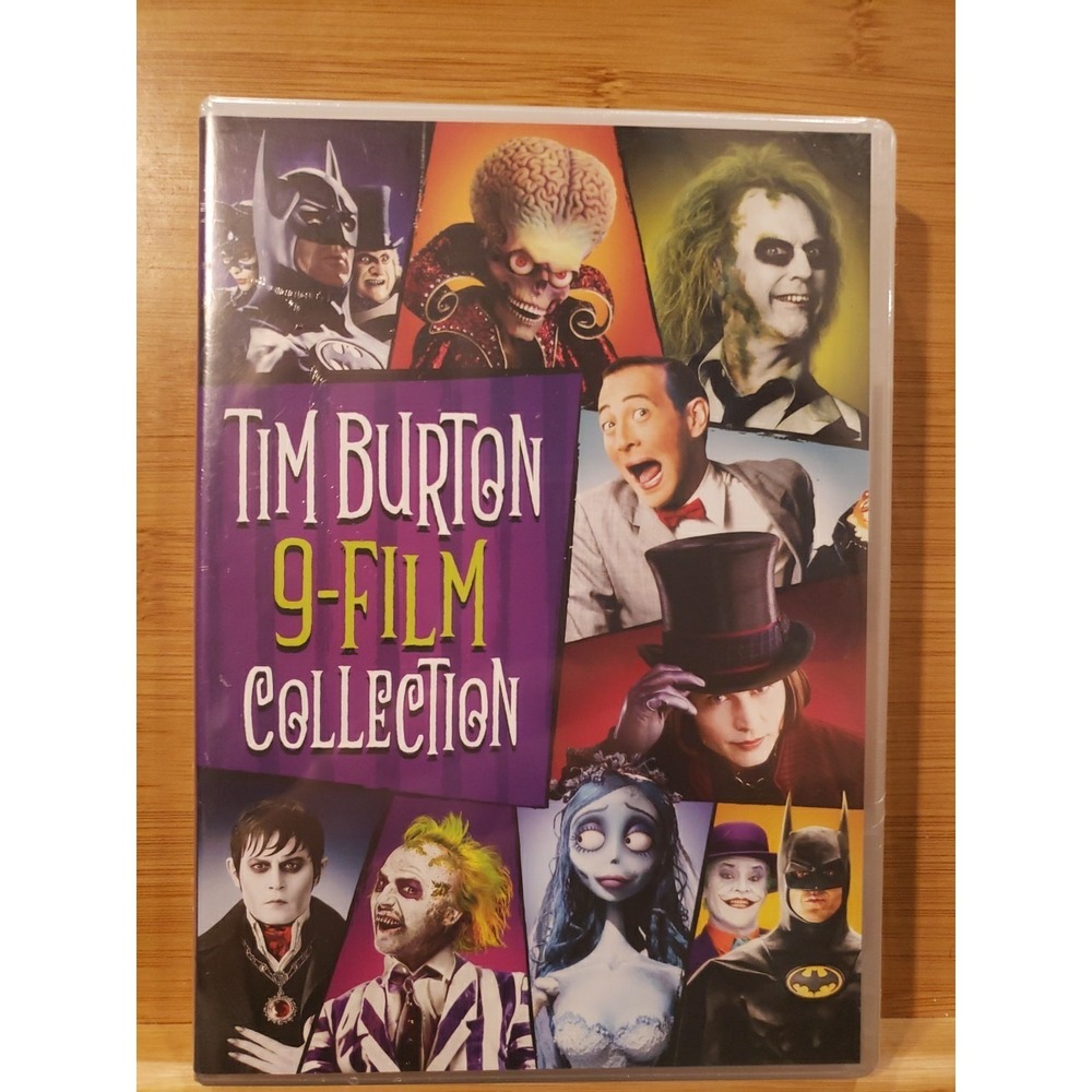 Tim Burton 9-Film Collection (8 DVDs, 2025) Brand NEW, Sealed!